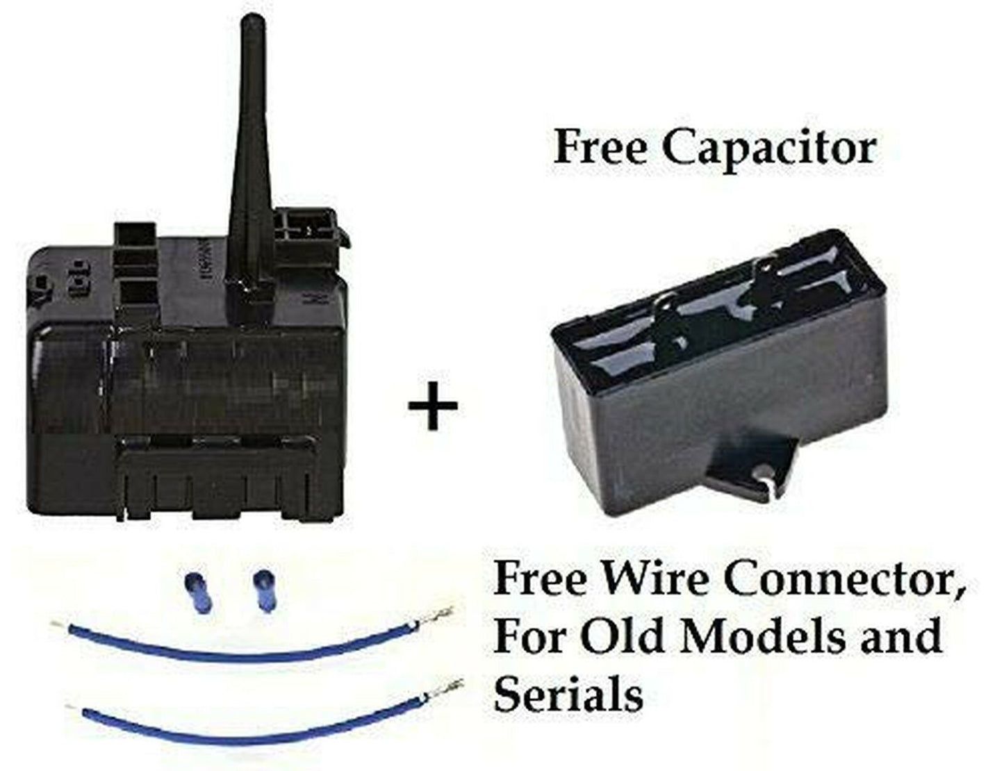 W11285096 Kenmore Compressor Start Relay WP2319794, Free Capacitor WPW10662129