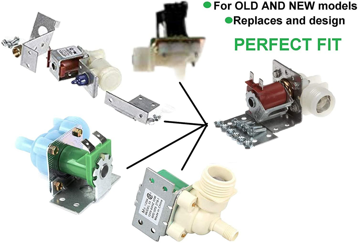 DELIVERY 2-3 DAYS-Uline Ice Maker Solenoid Water Valve 0023421 2552A 80-54624-00
