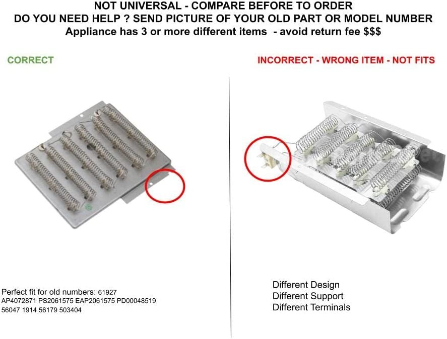 GLOB PRO SOLUTIONS 61927 CKD5790 Heating Element Kit