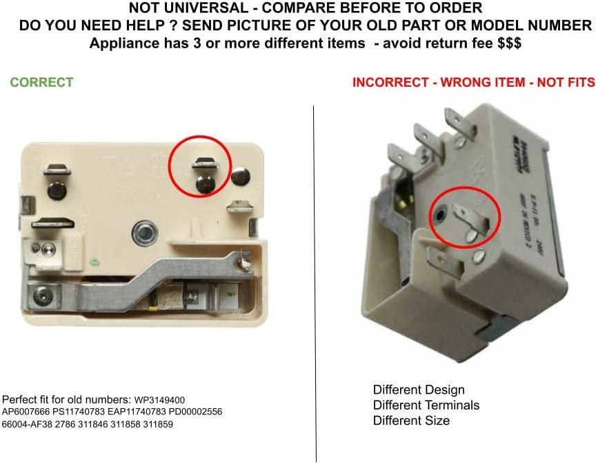 GLOB PRO SOLUTIONS WP3149400 CKD5977 8" Surface Burner Switch