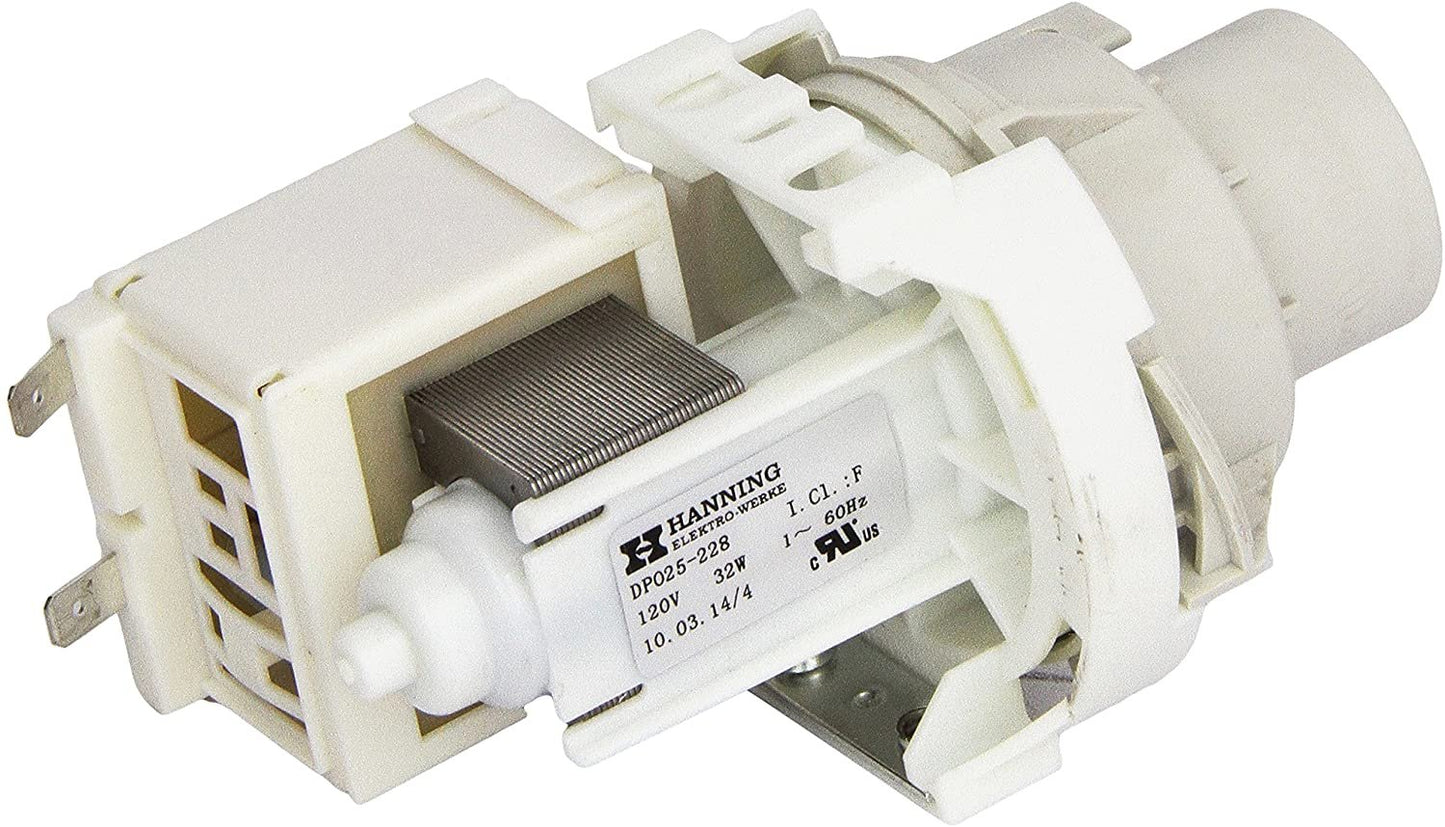 DP025-228-PD00024472 Dishwasher Drain Pump Motor old # Hanning DP025-228