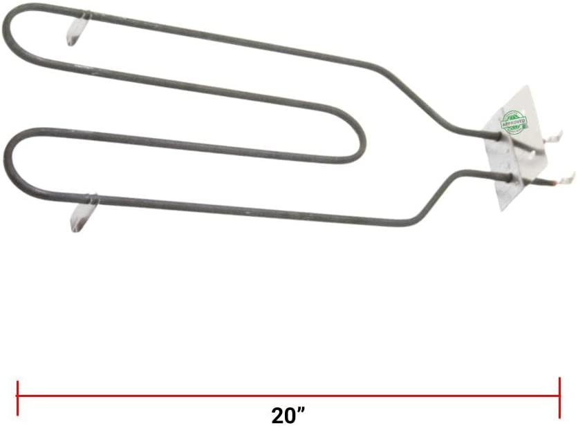 GLOB PRO SOLUTIONS 8014185 318255200 8014185 318110600 CKD1297 Range Element Bake 20" Length Approx. Replacement for and compatible with Frigidaire Kenmore Heavy DUTY