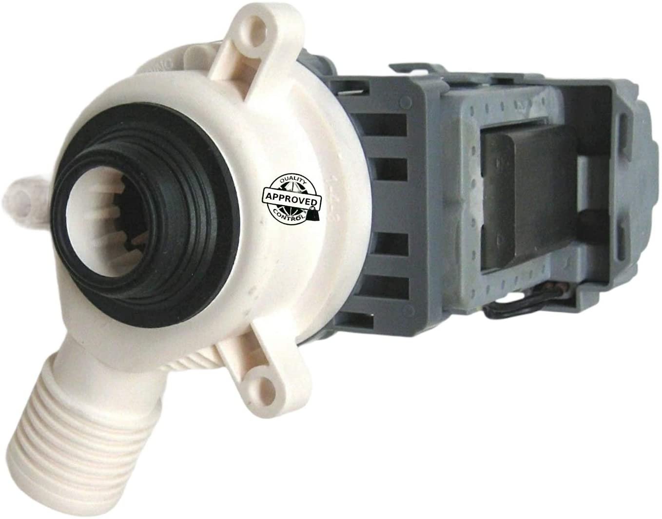 GlobPro W10276397 WPW10276397VP 1874334 Washer Water Drain Pump 6" ½ length Approx. Replacement for and compatible with Kenmore Whirlpool Maytag Amana Heavy DUTY