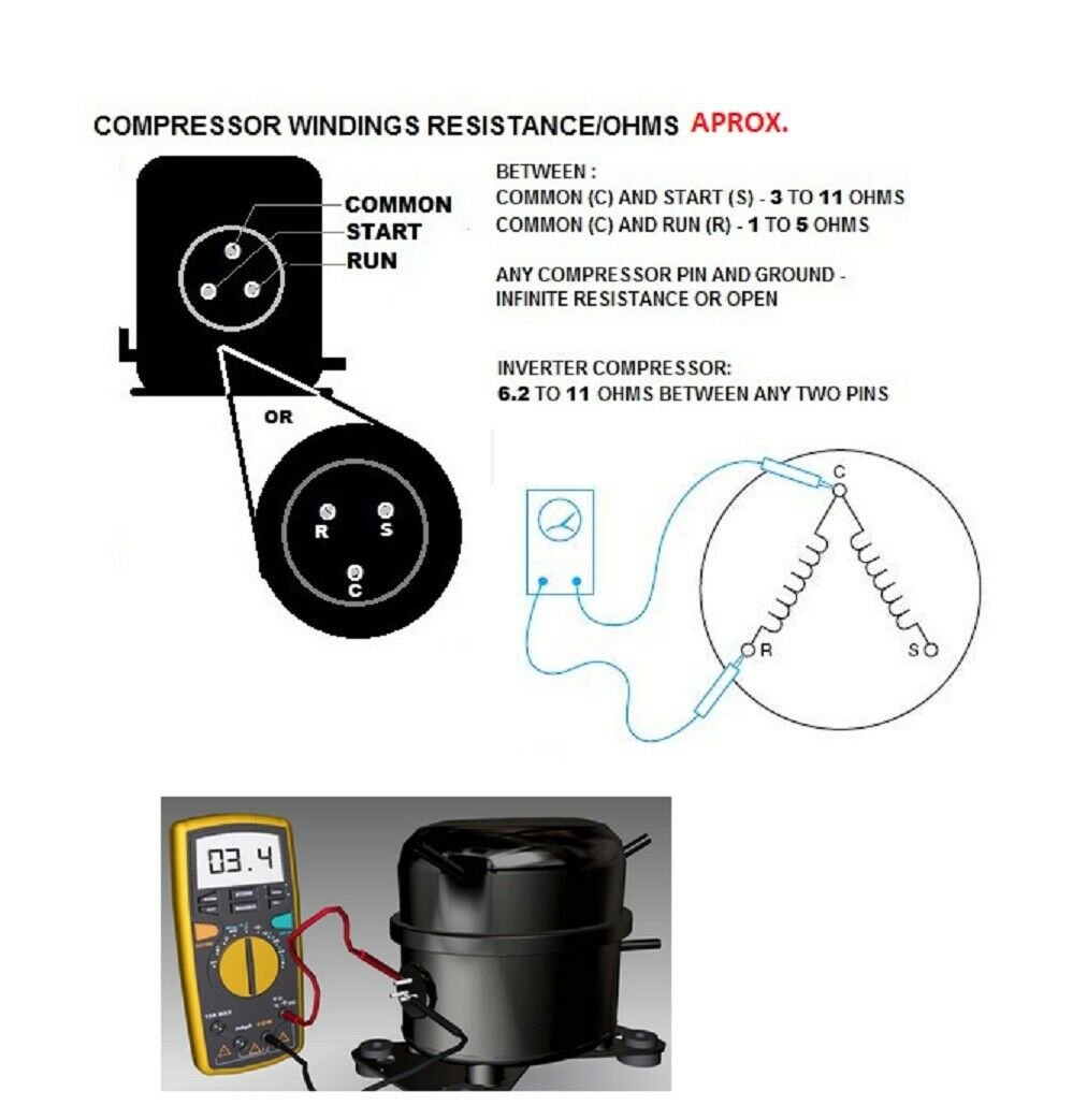 2-3 Days Delivery - Embraco QD TSD2 Refrigerator Start Device 3/16 term