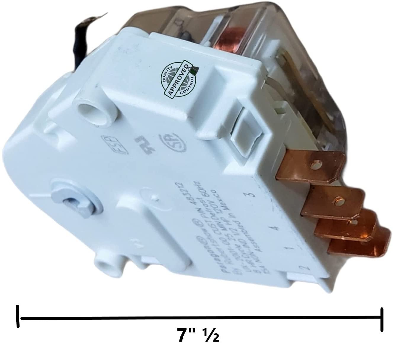 GlobPro W10822278 Fridge Defrost Timer Kit 7" ½ length Approx. Replacement for and compatible with Whirlpool KitchenAid Estate Kenmore Heavy DUTY