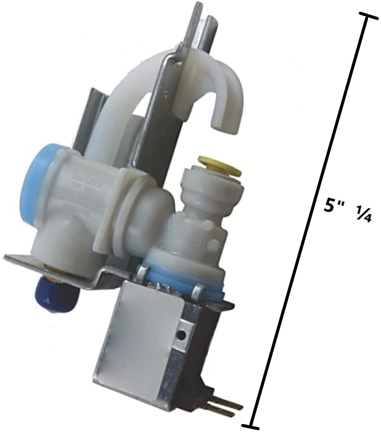 GlobPro WP67003753 Fridge Water Inlet Valve 5" ¼ length Approx. Replacement for and compatible with Amana KitchenAid Whirlpool Kenmore Heavy DUTY
