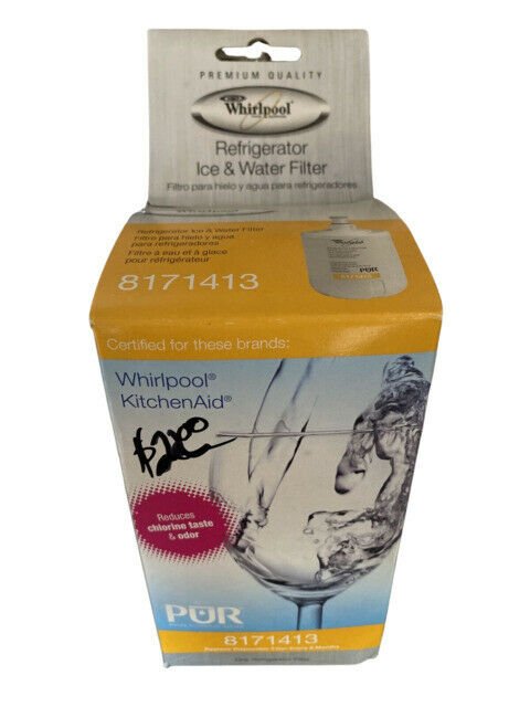PUR Whirlpool 8171413 KitchenAid Refrigerator Water Filter Genuine, New