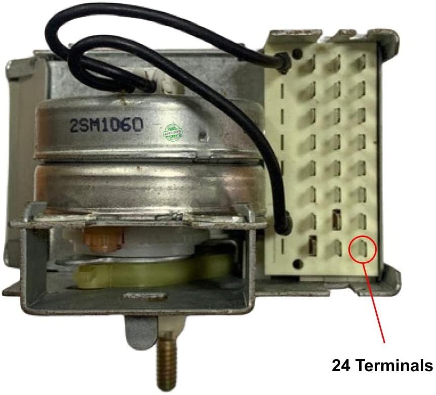GLOB PRO SOLUTIONS 387709 388792 388960 661509 661505 CKD1869 Washer Timer 24 Terminals 6" ¼ Length Approx. Replacement for and compatible with Whirlpool Kenmore Estate Heavy DUTY