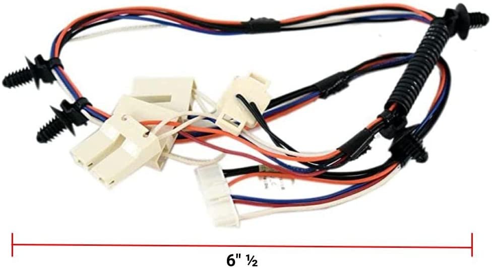 GLOB PRO SOLUTIONS AP4514465 AH2579816 EA2579816 PS2579816 CKD1969 Washer Wire Harness 6" ½ Lentgh Approx. Replacement for and compatible with Kenmore Whirlpool Maytag Heavy DUTY