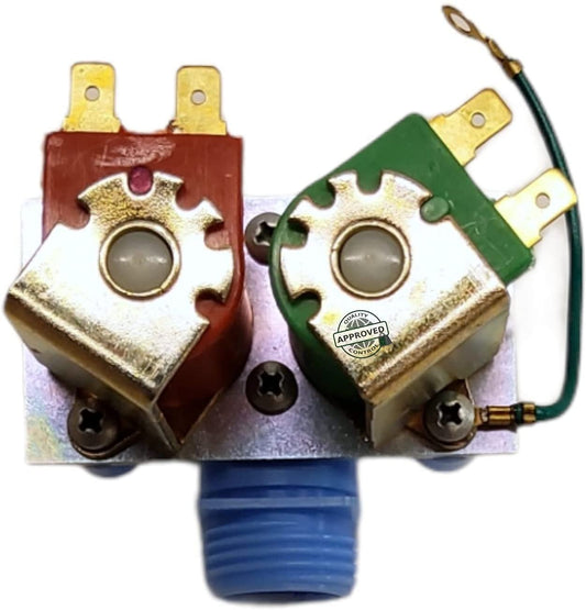 GlobPro GVI1000 PS1726261 R0175009 R1750-9 Frid. Water Inlet Valve 5/16" - ¼" Replacement for and compatible with Amana Heavy DUTY