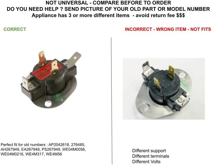 GLOB PRO SOLUTIONS WE04M0056, WE04M0216, WE4M317, WE4M56 276485 CKD3202 Cycling Thermostat