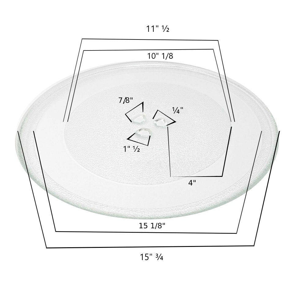 Global Solutions - Microwave Glass Turntable Tray W11340343-4931167