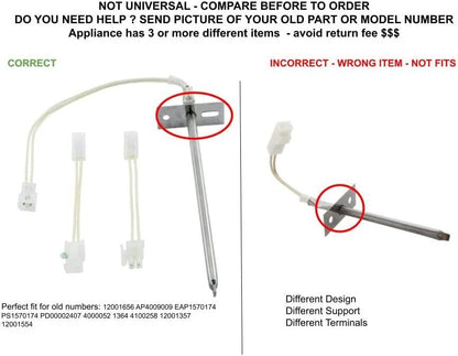 GLOB PRO SOLUTIONS AP4009009 EAP1570174 PS1570174 PD00002407 CKD5821 Oven Temperature Sensor
