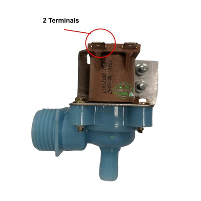GLOB PRO SOLUTIONS 80-54356-00 CKD2553 Refrigerator Water Valve Assembly 3" ¼ Length Approx Replacement for and Compatible with U-Line Heavy Duty