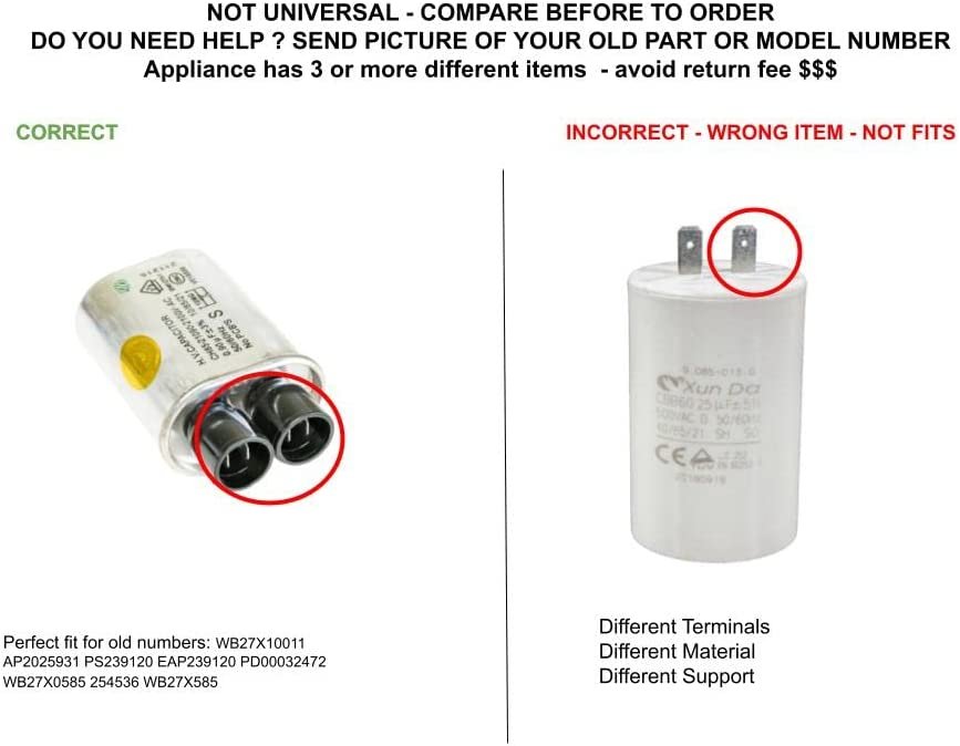GLOB PRO SOLUTIONS WB27X0585 254536 WB27X585 CKD4636 High Voltage Capacitor