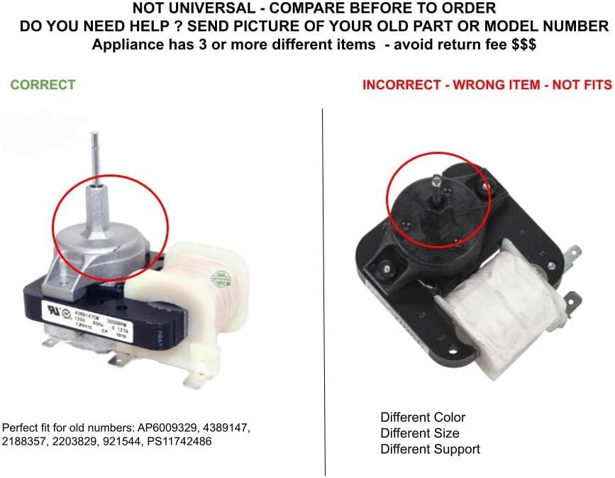 GLOB PRO SOLUTIONS 2188357 921544 2203829 4389147 CKD3471 Evaporator Fan Motor