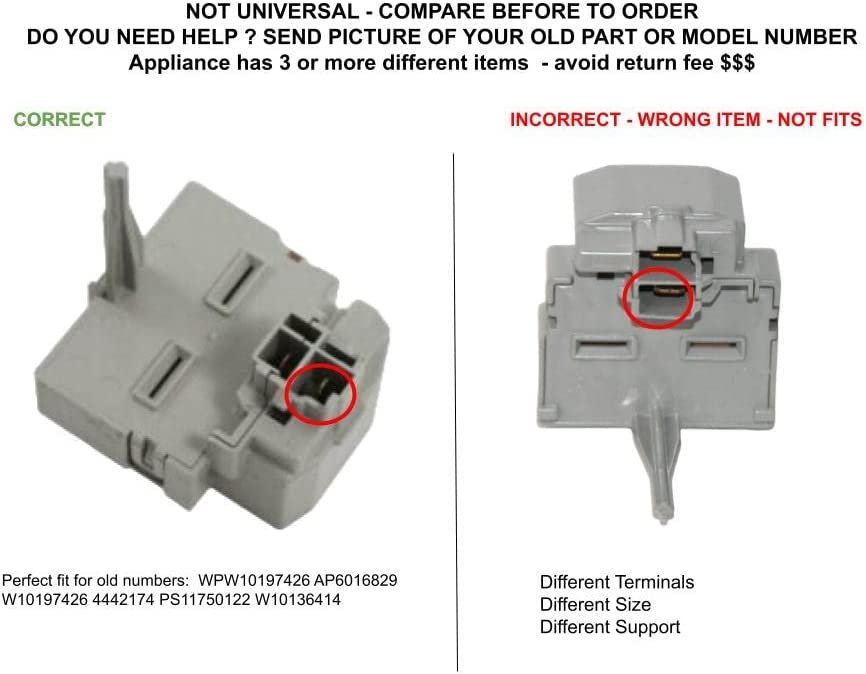 GLOB PRO SOLUTIONS W10136414 1547198 W10197426 CKD4455 Start Device