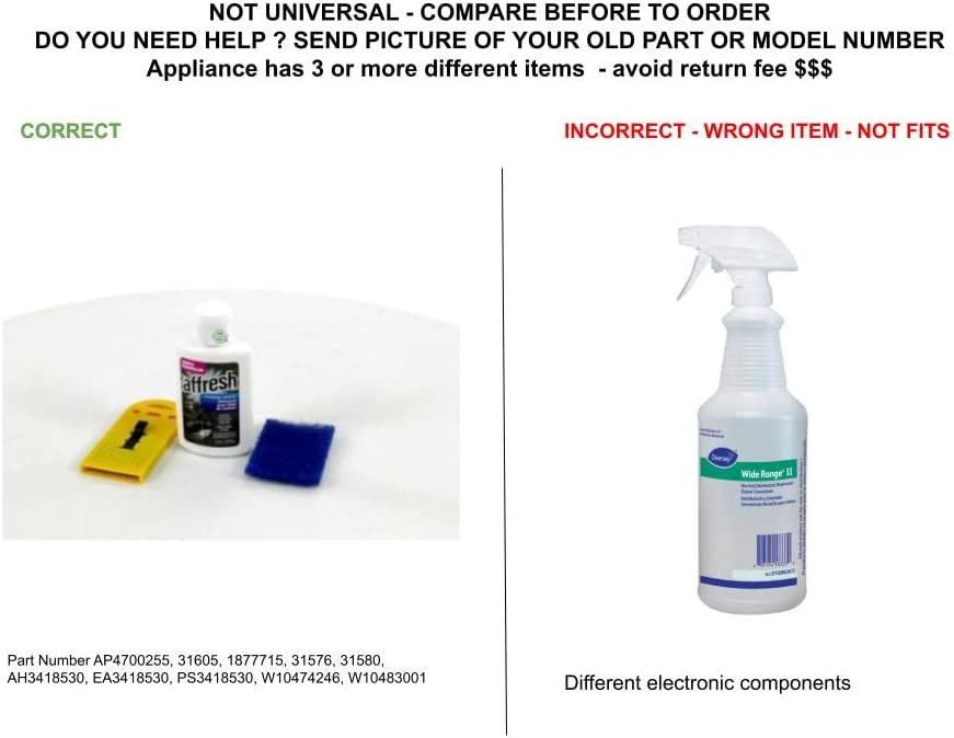 GLOB PRO SOLUTIONS 31576 1877715 31580 31605 W10474246 CKD4828 Cooktop Cleaner Kit
