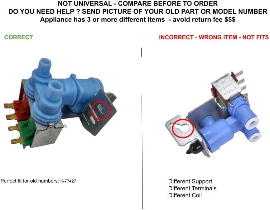 GLOB PRO SOLUTIONS WPW10247599 CKD4342 Water Valve