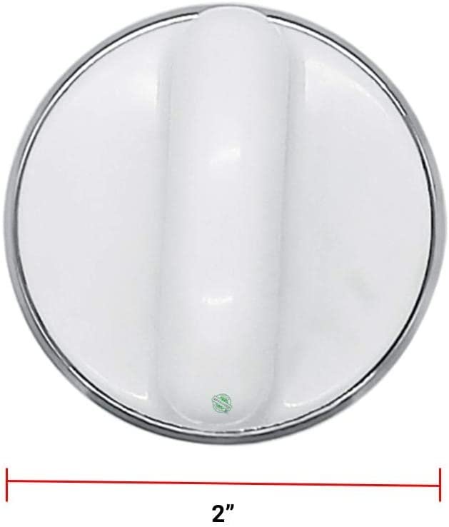 GLOB PRO SOLUTIONS WH01X2596 WH01X2645 WH01X2757 WH01X2760 CKD2056 Washer Control Timer Knob White 2" Length Approx. Replacement for and compatible with GE Heavy DUTY