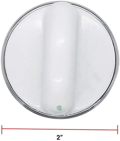 GLOB PRO SOLUTIONS WH01X2596 WH01X2645 WH01X2757 WH01X2760 CKD2056 Washer Control Timer Knob White 2" Length Approx. Replacement for and compatible with GE Heavy DUTY