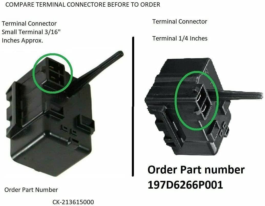 GLOB PRO SOLUTIONS W11285096 Refrigerator Start Device W11285096