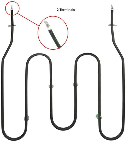 GLOB PRO SOLUTIONS 1062380 CKD1294 Range Bake Element 16" Length Approx. Replacement for and compatible with Frigidaire Heavy DUTY