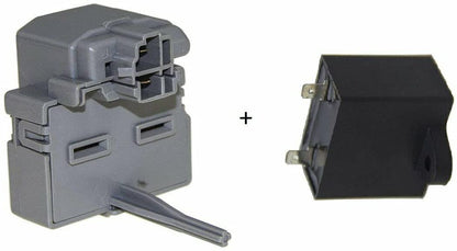 GlobPro PD00039282 PS11701228 4454642 AP5970731 CK900368 Fits Embraco Compressor Start Relay 1/4 terminal Replacement for and compatible with GE Hotpoint Heavy DUTY