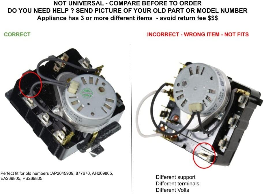 GLOB PRO SOLUTIONS AP2042593 PS267932 EAP267932 PD00037723 CKD3189 Timer