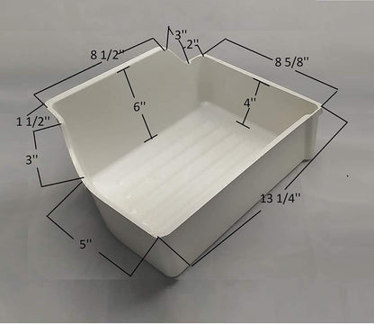 ReplacementParts - 240385201 - Fits Kenmore Refrigerator Ice Bucket PS430380