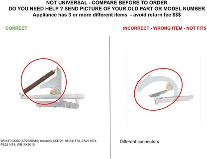 GLOB PRO SOLUTIONS WB14T10006 CKD3605 Door Hinge Kit