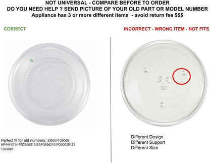 GLOB PRO SOLUTIONS 3390W1G006B CKD5852 Glass Cooking Tray