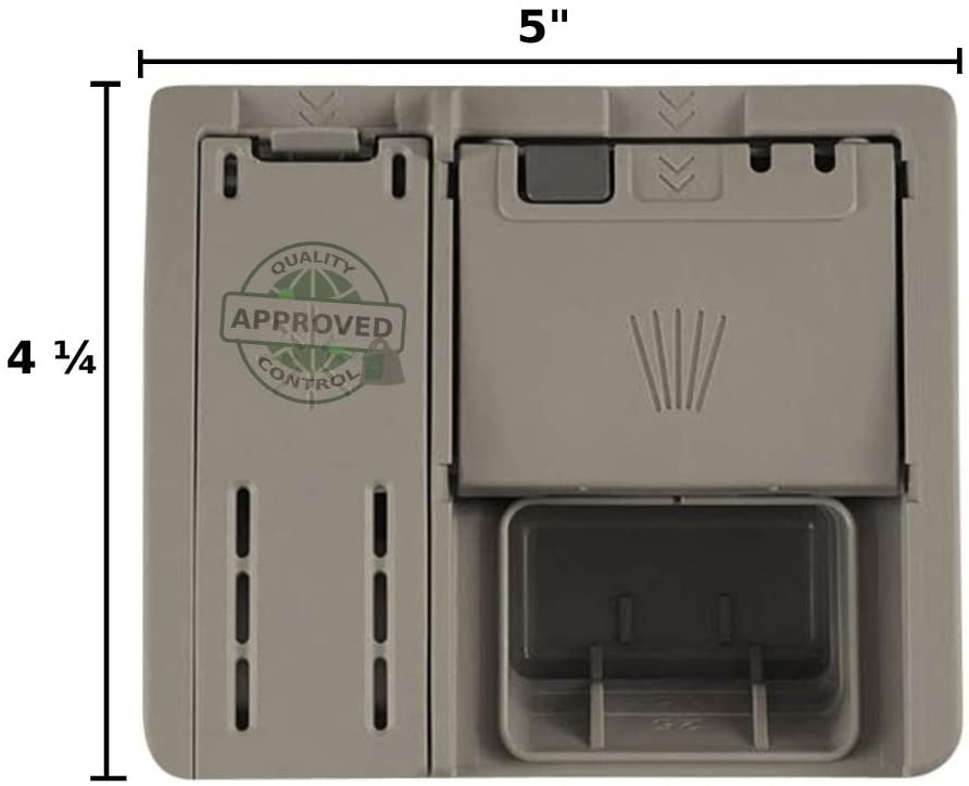 GlobPro AP4355372-PS3479743 Dishwasher Soap Dispenser 00645208 645208 5" x 4 1/4" Inches Replacement for and compatible with Bosch AP4355372-PS3479743 Heavy DUTY