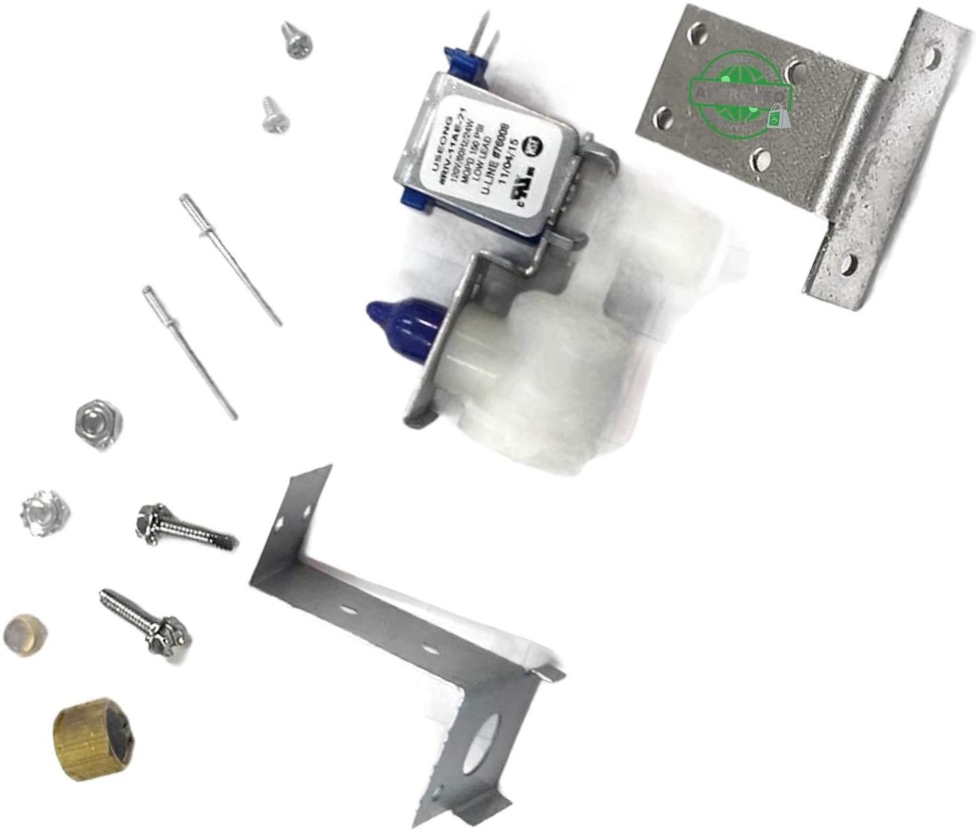 GlobPro AP6050699 Frid Input and out water ¼ inches, 2 terminal ¼ electrical connectors Replacement for and compatible with U-Line Heavy DUTY