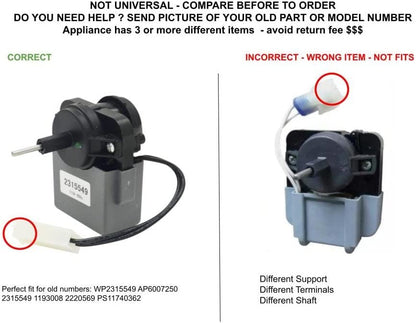 GLOB PRO SOLUTIONS 2220569 1193008 2315549 CKD4259 Evaporator Fan Motor