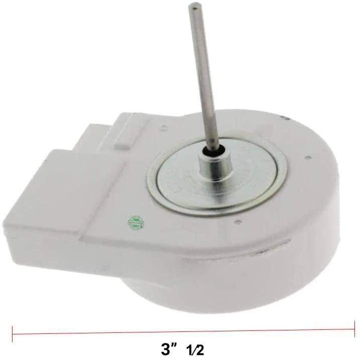 GlobPro DA31-00146E Fridge Evaporator Fan Motor 3" ½ length Approx. Replacement for and compatible with Samsung Heavy DUTY