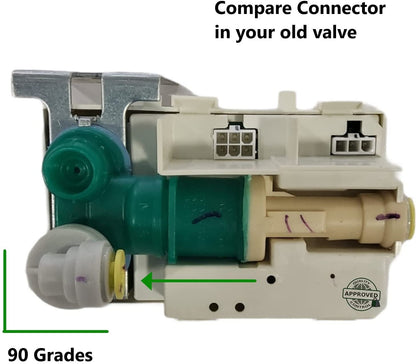 GlobPro 1472889 WR57X10085 Frid Water Inlet Valve 5" ½ length Approx. Replacement for and compatible with General Electric Heavy DUTY