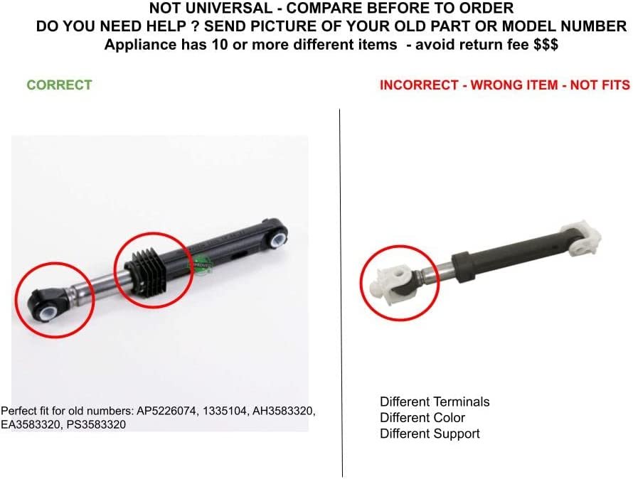 GLOB PRO SOLUTIONS 383EER3001F 1335104 CKD2828 Shock Absorber compatible with LG,
