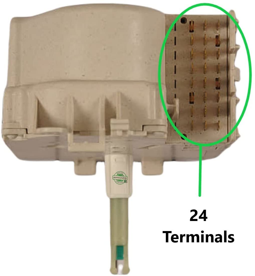 GlobPro PD00025332 AP6005796 PS11738855 EAP11738855 Washer Timer 6" ¼ length Approx. 24" terminals Replacement for and compatible with Maytag Heavy DUTY