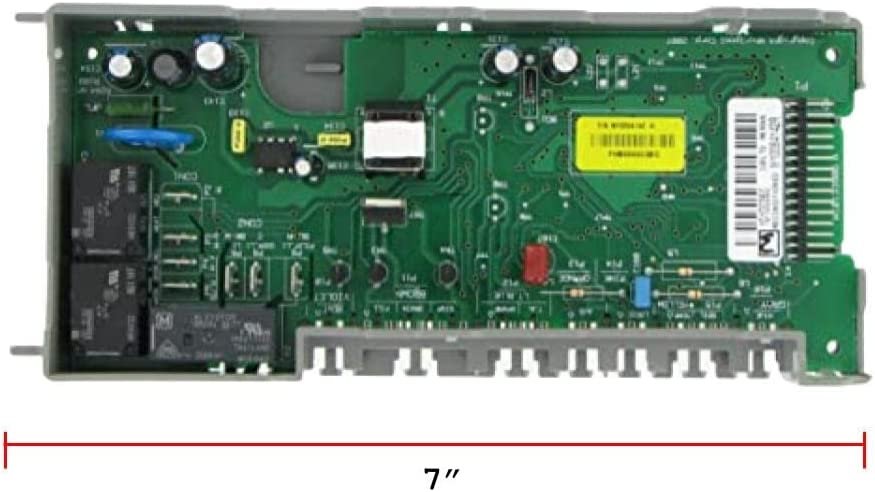 GLOB PRO SOLUTIONS W10084142 1447092 W10084142R CKD2397 Diswasher Main Control Board 7" Length Approx. Replacement for and compatible with KitchenAid Whirlpool Kenmore Heavy DUTY