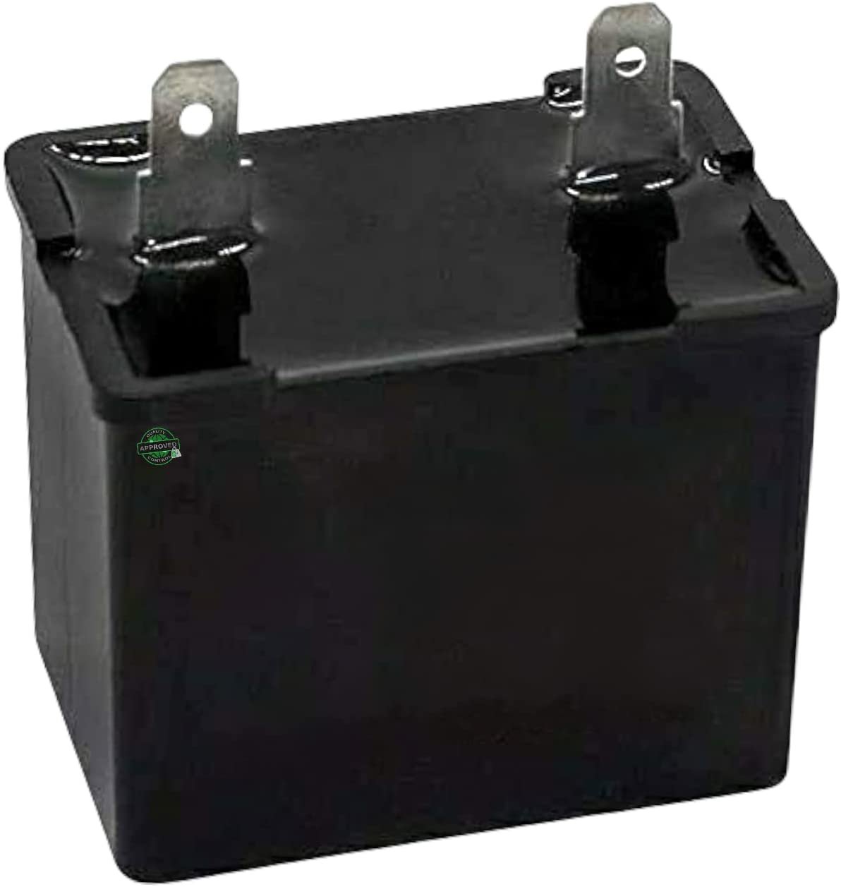 GlobPro WPW10662129 Fridge Run Capacitor 2 terminals 1" ½ length Approx. Replacement for and compatible with Whirlpool Roper KitchenAid Maytag Heavy DUTY