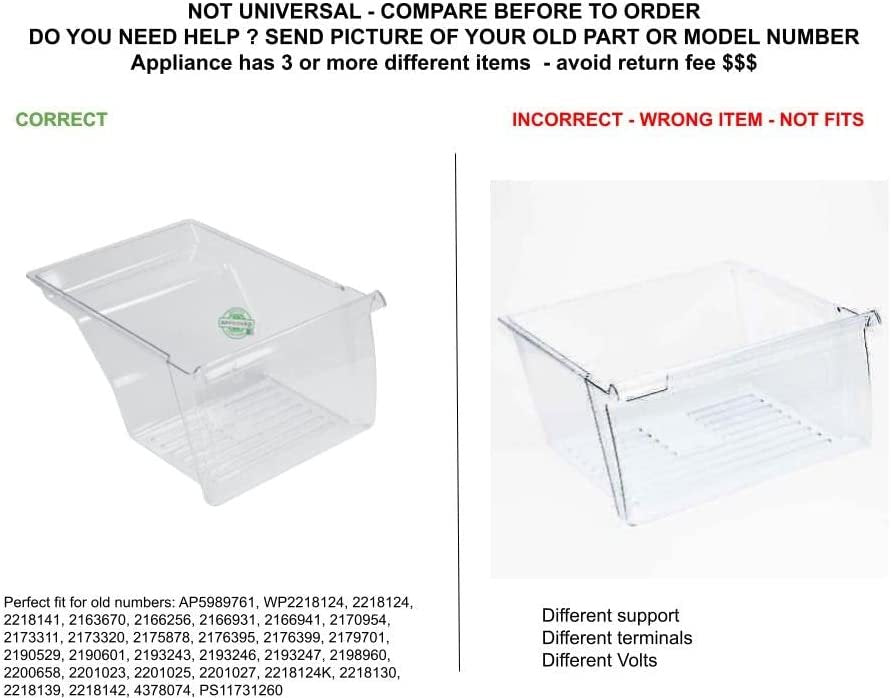 GLOB PRO SOLUTIONS 2163670 4378074 2166256 2166931 2166941 CKD3028 Crisper Drawer