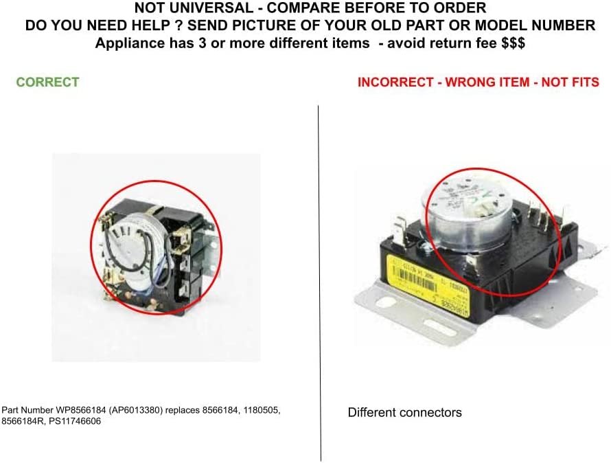GLOB PRO SOLUTIONS 8566184 1180505 8566184A 8566184R CKD3637 Timer