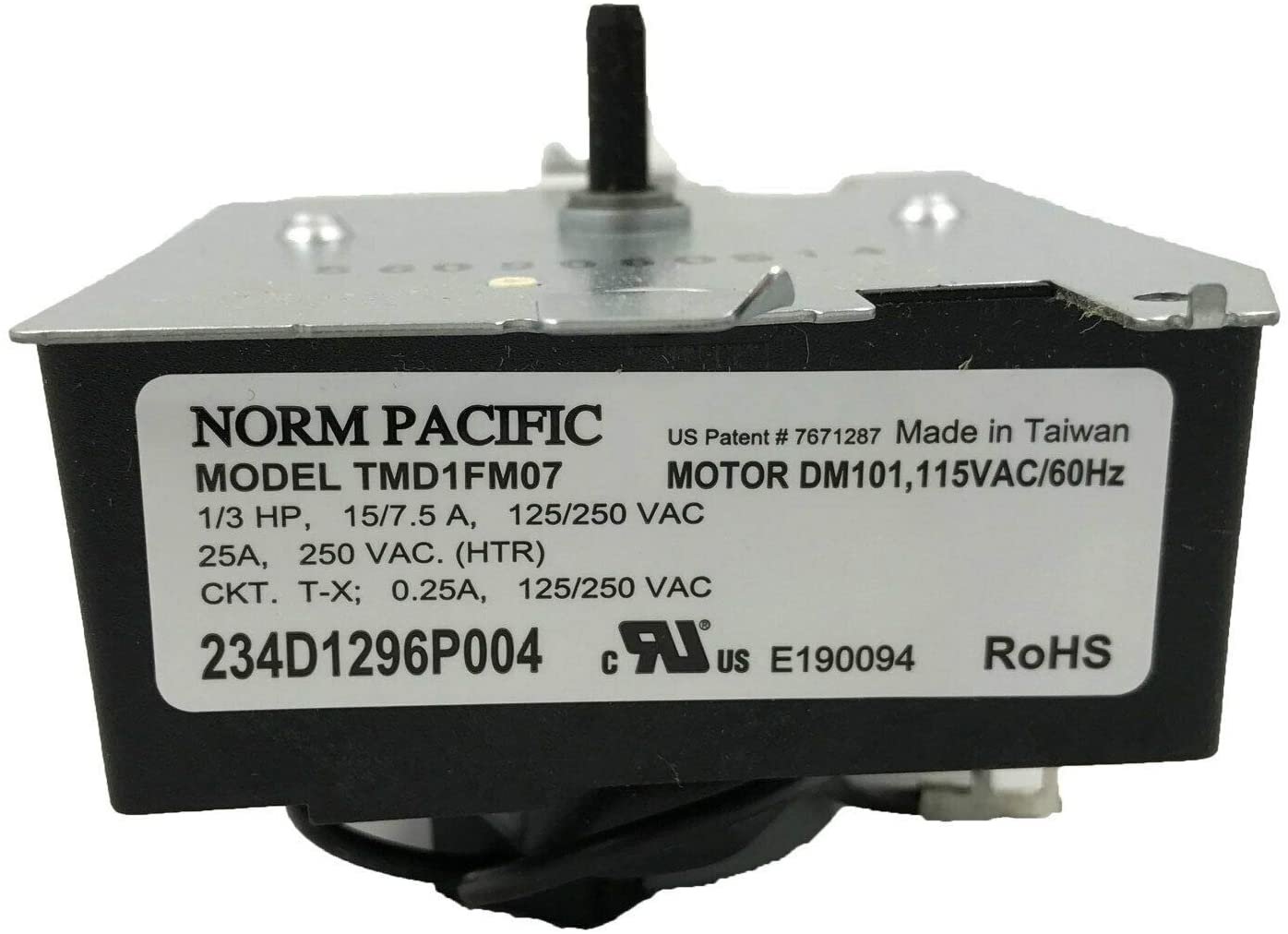 ReplacementParts - Dryer Cycle Control Timer Model TMD1FM07 234D1296P004