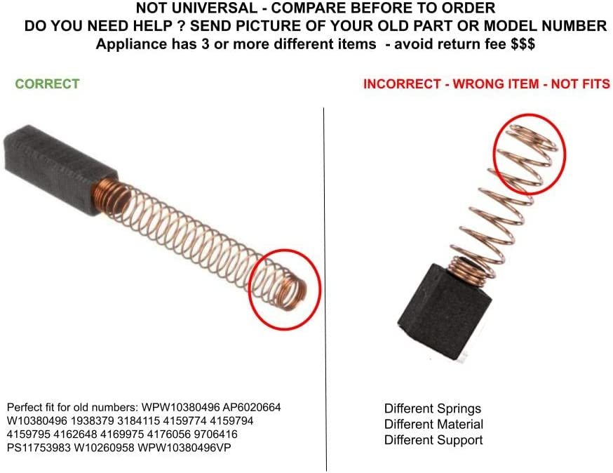 GLOB PRO SOLUTIONS AP6020664 PS11753983 EAP11753983 PD00048420 CKD4427 Motor Brush