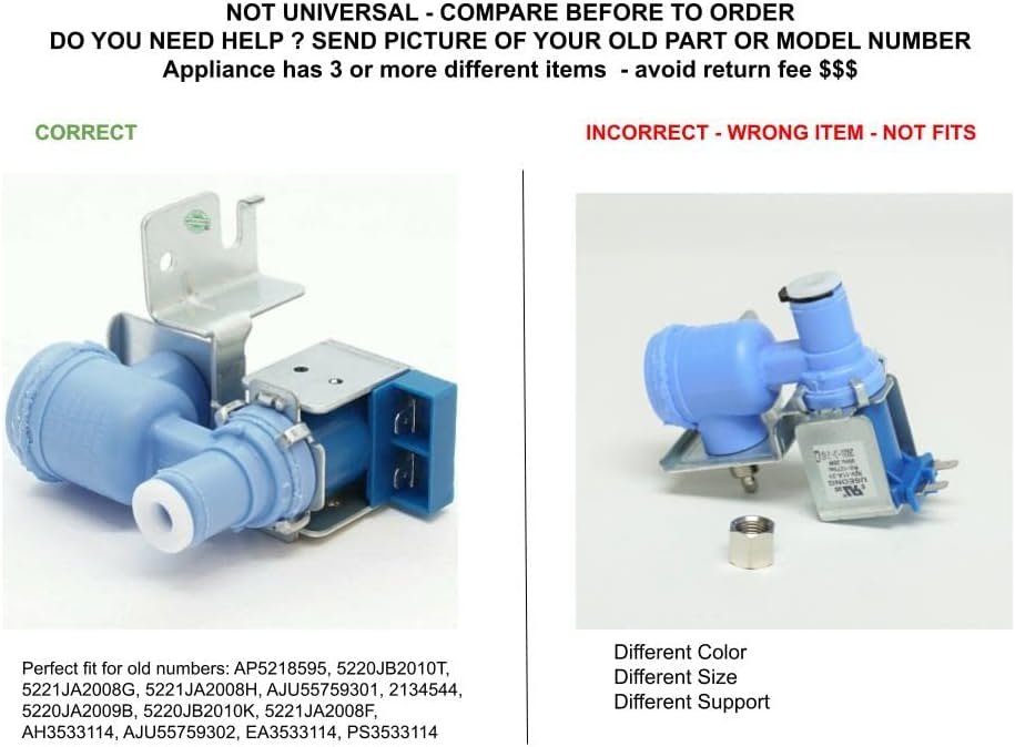 GLOB PRO SOLUTIONS WR57X10033 CKD3503 Water Inlet Valve
