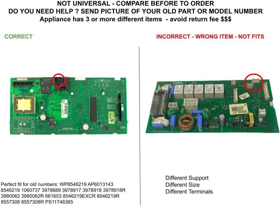GLOB PRO SOLUTIONS 3978918R 1060737 3978889 3978917 3978918 CKD4154 Control Board