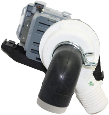 GLOB PRO SOLUTIONS 8542672 2392433 W10049390 W10155921 CKD1977 Washer Drain Pump 8" Length Approx. Replacement for and compatible with Whirlpool Maytag Kenmore Heavy DUTY