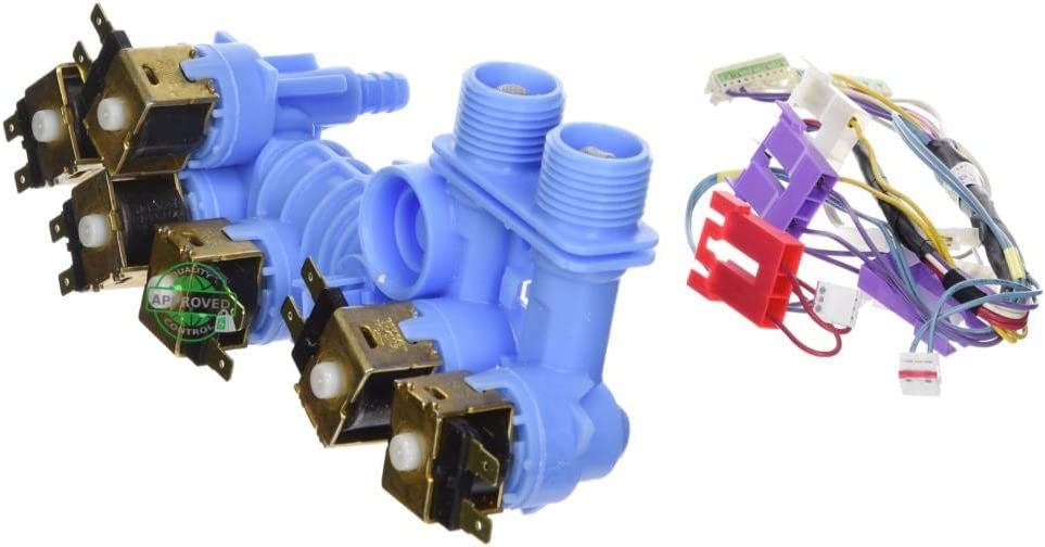 GLOB PRO SOLUTIONS W10364988 CKD2814 Water Inlet Valve compatible with Kenmore, Maytag, Whirlpool