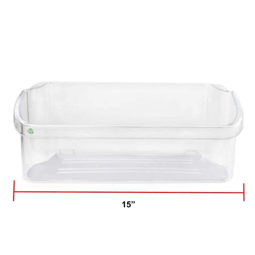 GLOB PRO SOLUTIONS 240324510 844402 240324511 240324513 240324514 CKD2641 Refrigerator Gallon Door Shelf Bin 15" Length Approx. Replacement for and Compatible with Frigidaire Kenmore Heavy Duty